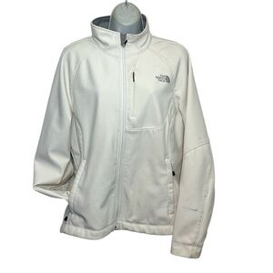 The North Face Apex Bionic Women’s Off White Softshell Full Zip Jacket